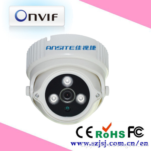 White Mini Dome IP Camera